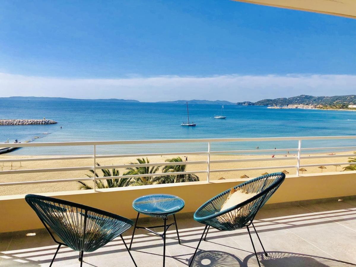 T3 Front De Mer Dernier Etage Vue Mer Petit Havre De Paix Pour Vos Vacances Emplacement Unique Vue Mer Panoramique A 180 Degres Pour Ce T3 En Face De La Plage Front De Mer Vue Sur Les Iles 5 Et Dernier Etage Avec Ascenseur Ле-Лаванду Екстер'єр фото